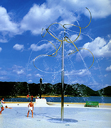 Water Tree, Astral Statue 1992 Aono Dam Park, Sanda, Hyogo, Japan